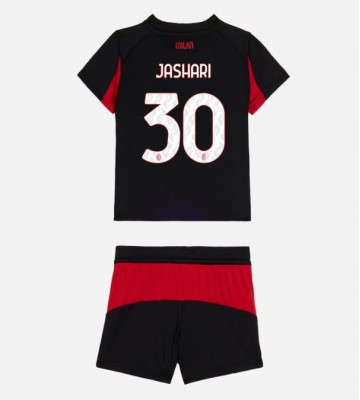 AC Milan Ardon Jashari #30 Hjemmebanetrøje Børn 2025-26 Kortærmet (+ Korte bukser)